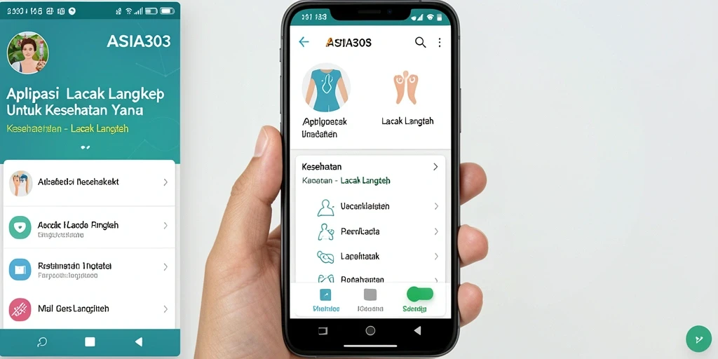 Antarmuka Lacak Langkah ASIA303 yang menarik dan informatif.