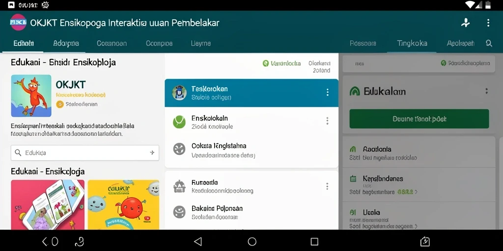 Tampilan antarmuka pengguna OKJKT yang intuitif dan menarik.