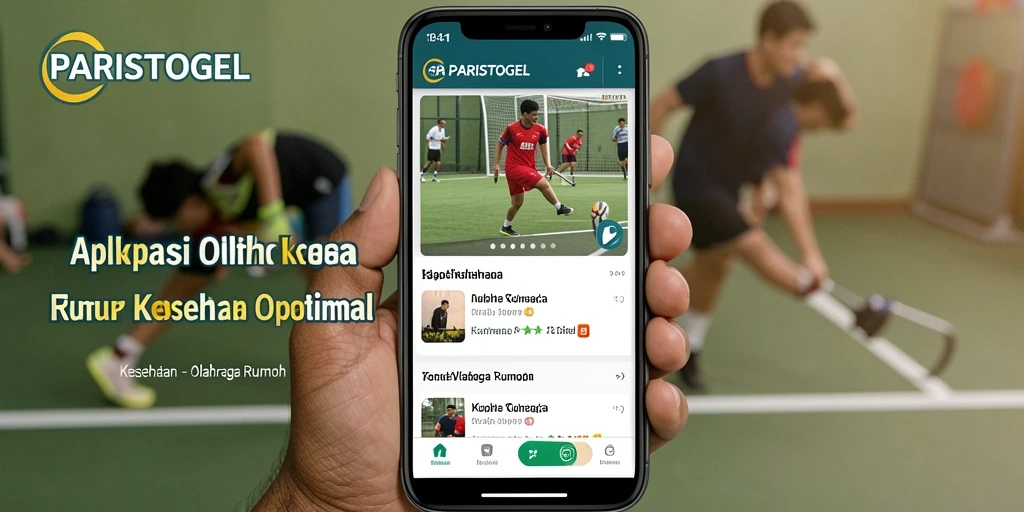 Antarmuka PARISTOGEL yang sederhana dan mudah digunakan untuk olahraga rumah.