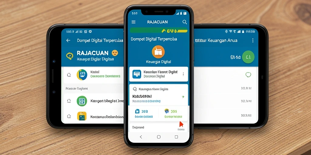 Tampilan antarmuka aplikasi RAJACUAN yang menarik dan fungsional.