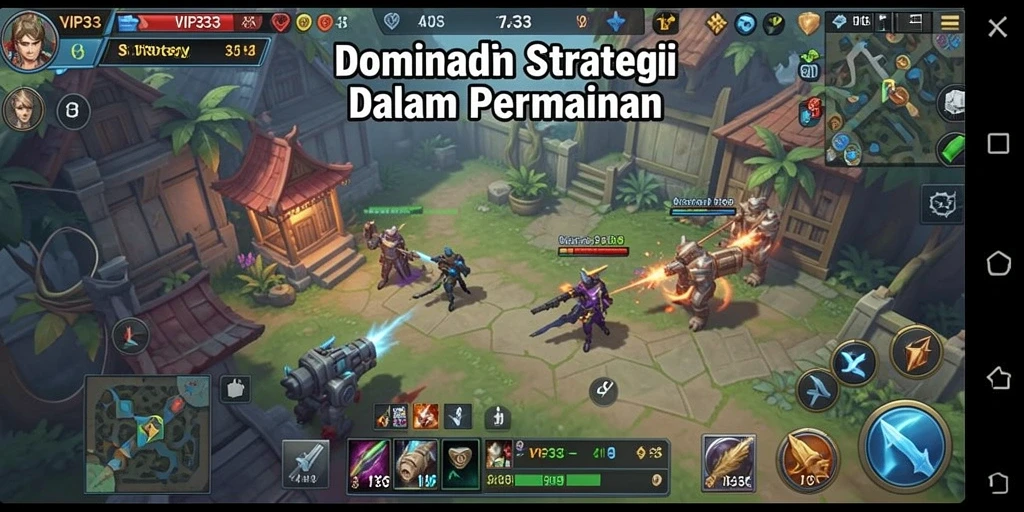 Antarmuka yang intuitif dan layout strategis di VIP333.